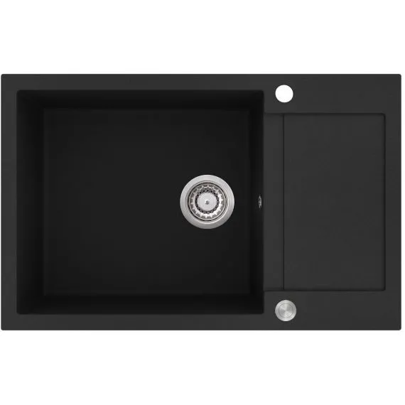 Helika TESSA SQT105-601AW zlewozmywak granitowy , komora XL