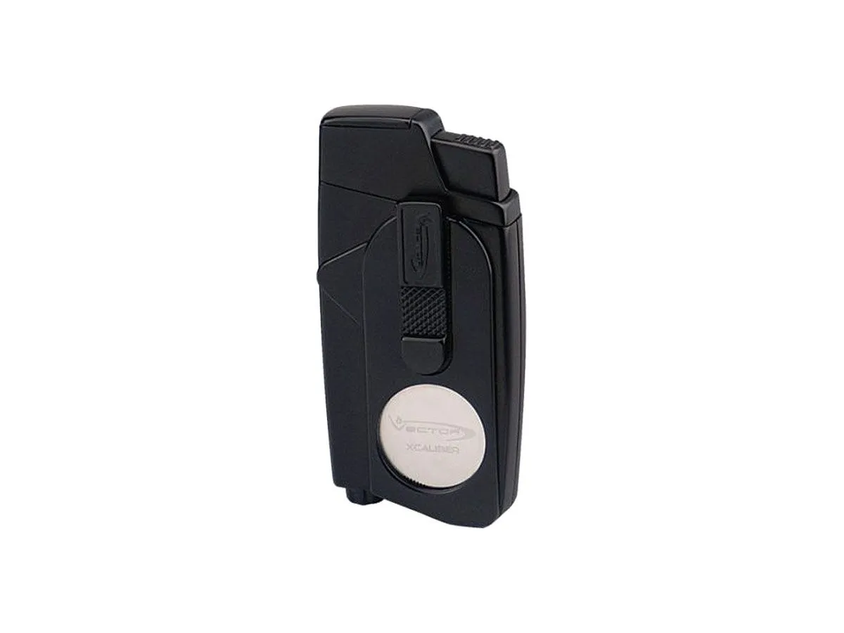 Vector ACCENDISIGARI XCALIBER DOUBLE W/CUTTER 04 Black Matte