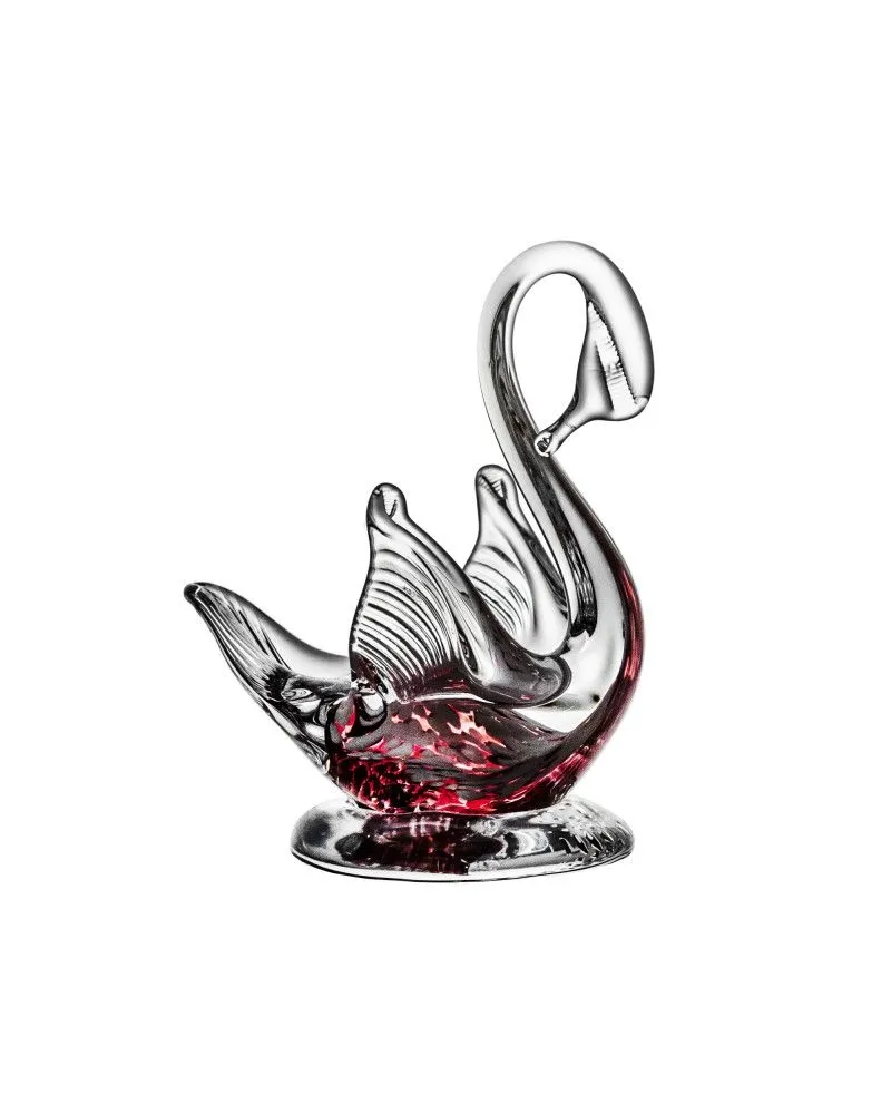 Crystal Julia Figurka kryształowa łabędź 11 cm