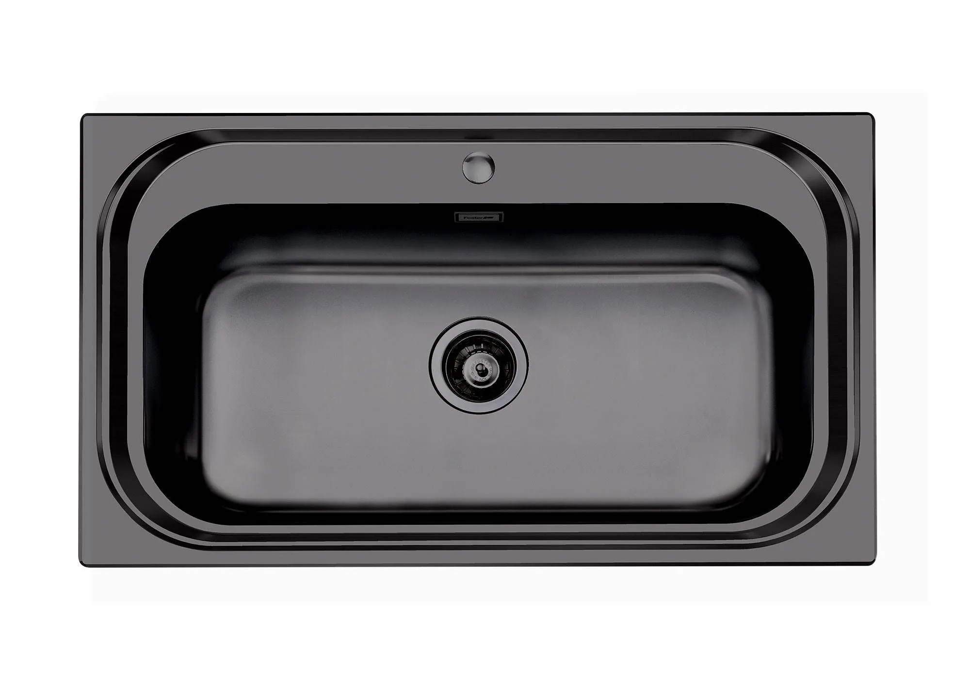 Foster 1180156 S1000 Zlewozmywak 73x35 Gun Metal Płaska krawędź