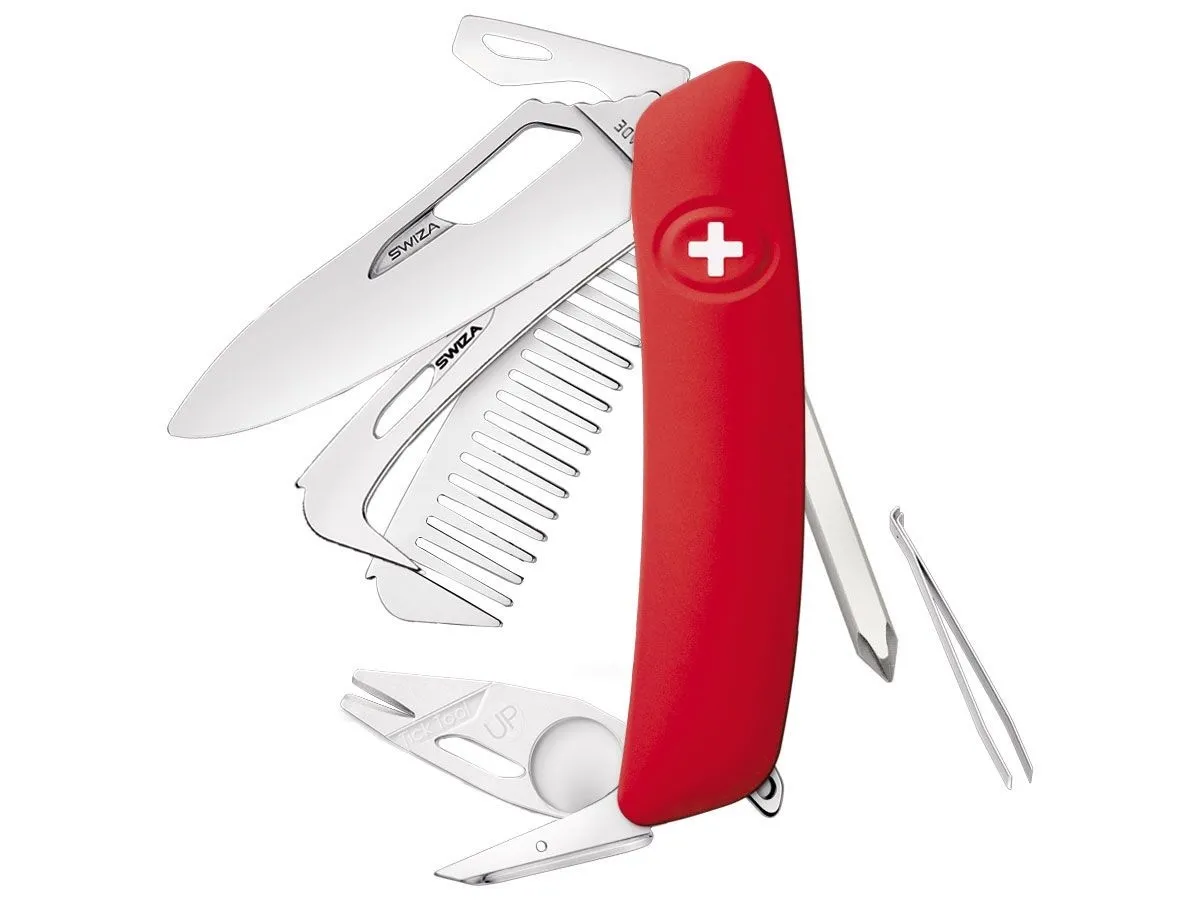 Swiza SH10R-HTT HORSE & TICK TOOL Red