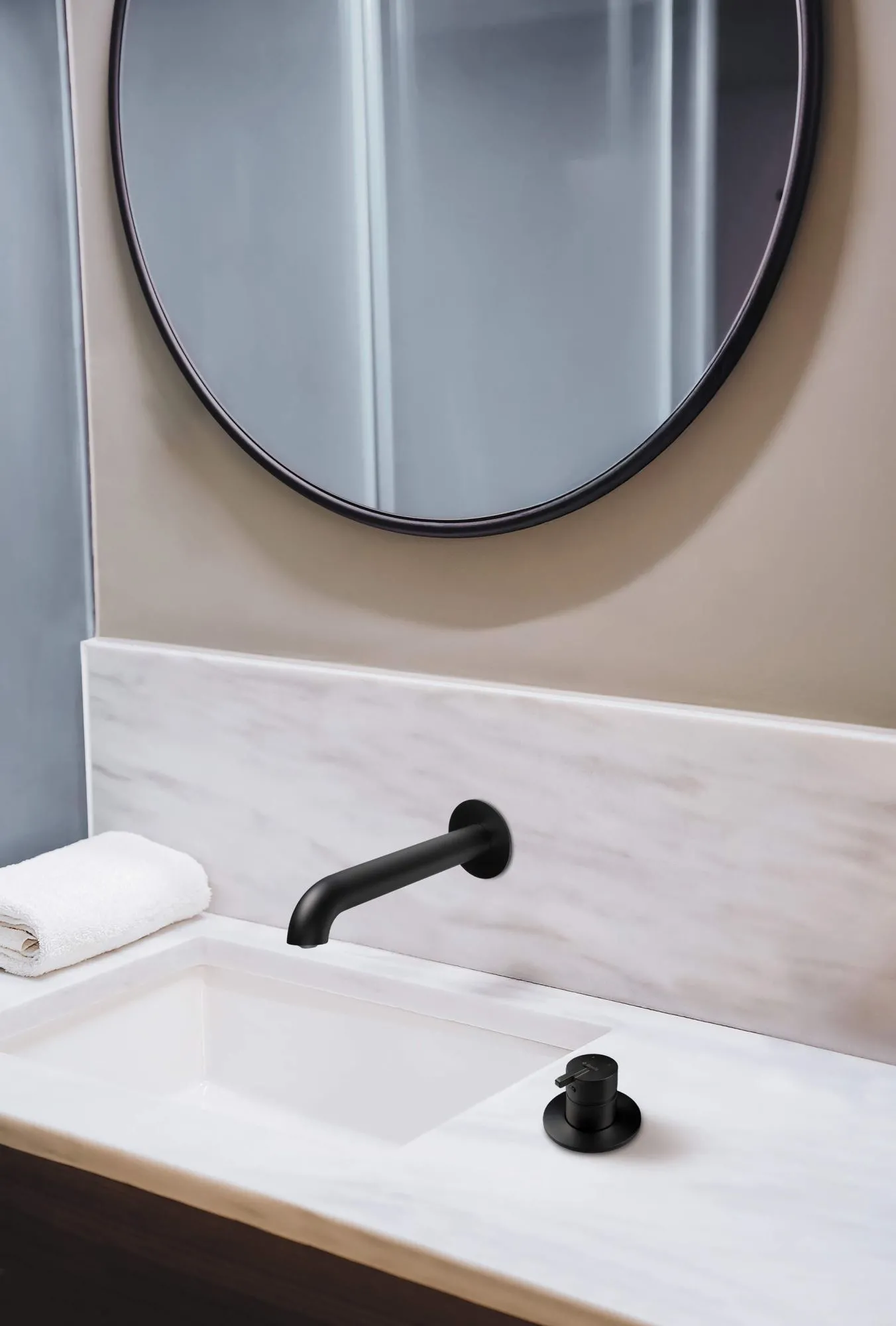 Deante Bateria prysznicowa podtynkowa bez przełącznika natrysku