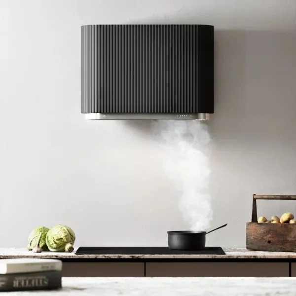 CIARKO Mono okap przyścienny 80 cm Black