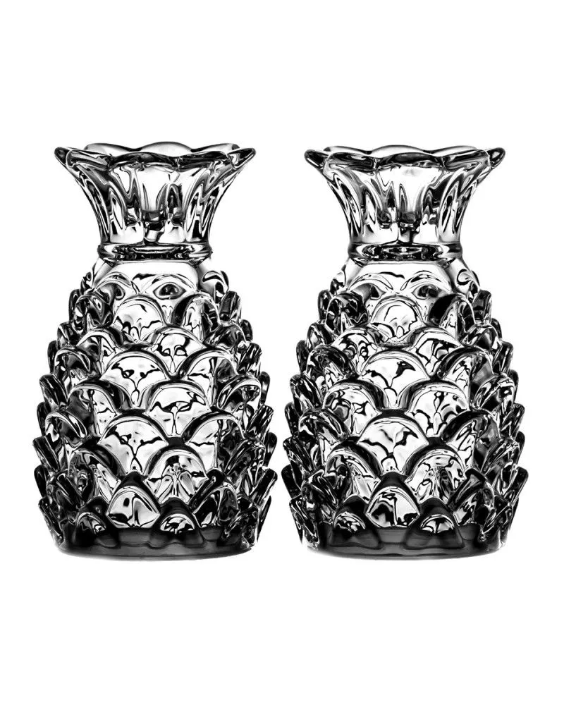 Crystal Julia Pojemniki na pieprz i sól kryształowe 8,5 cm