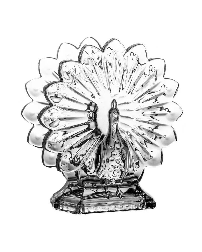 Crystal Julia Serwetnik paw kryształowy dekoracyjny (05887)