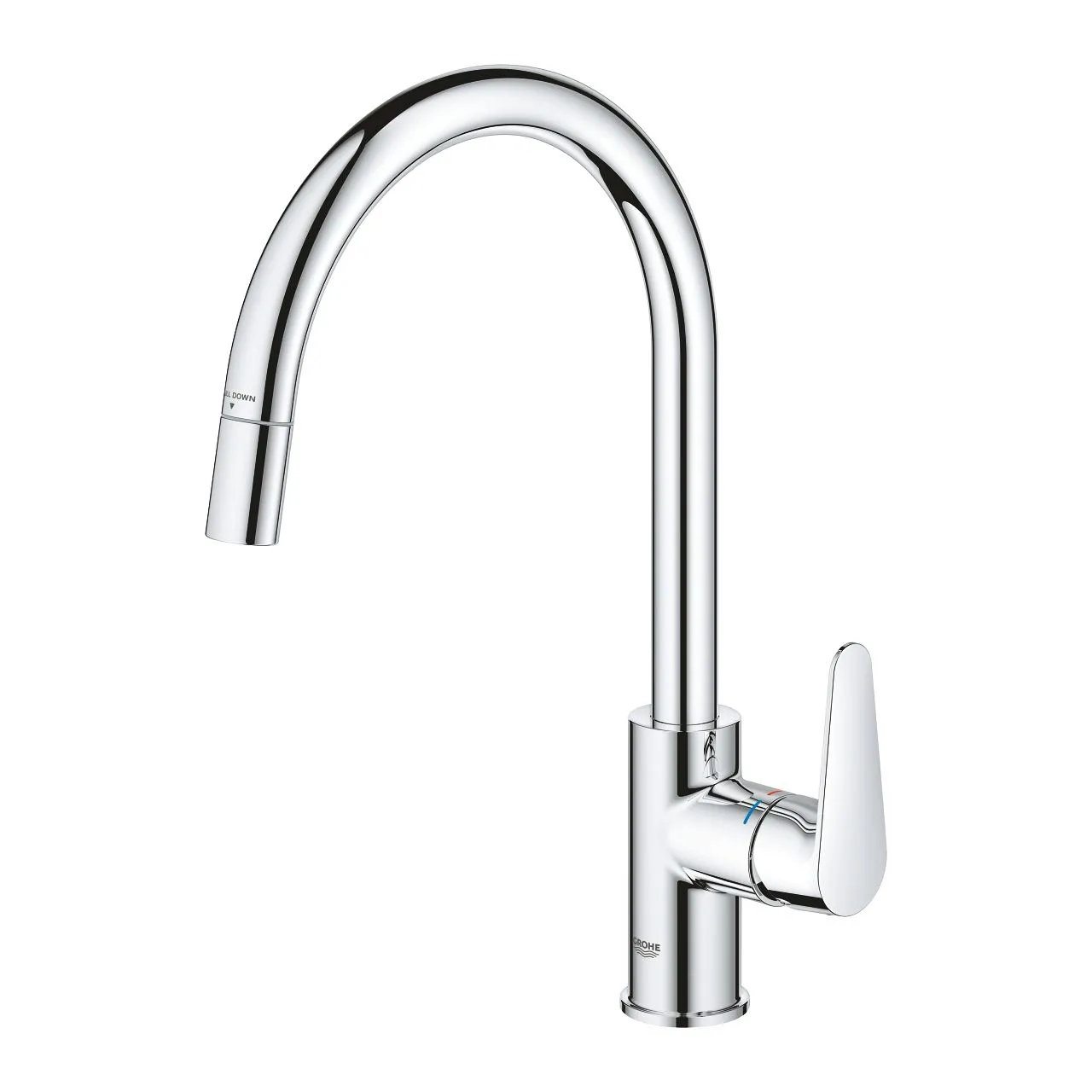 GROHE 30547000 BAUCURVE JEDNOUCHWYTOWA BATERIA ZLEWOZMYWAKOWA, DN 15