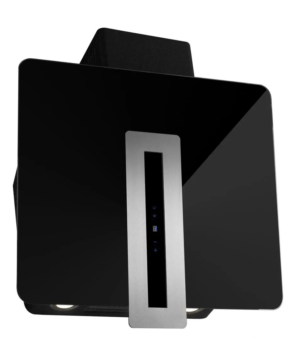 Toflesz AURA OKAP KOMINOWY 60CM CZARNY 850m3/h