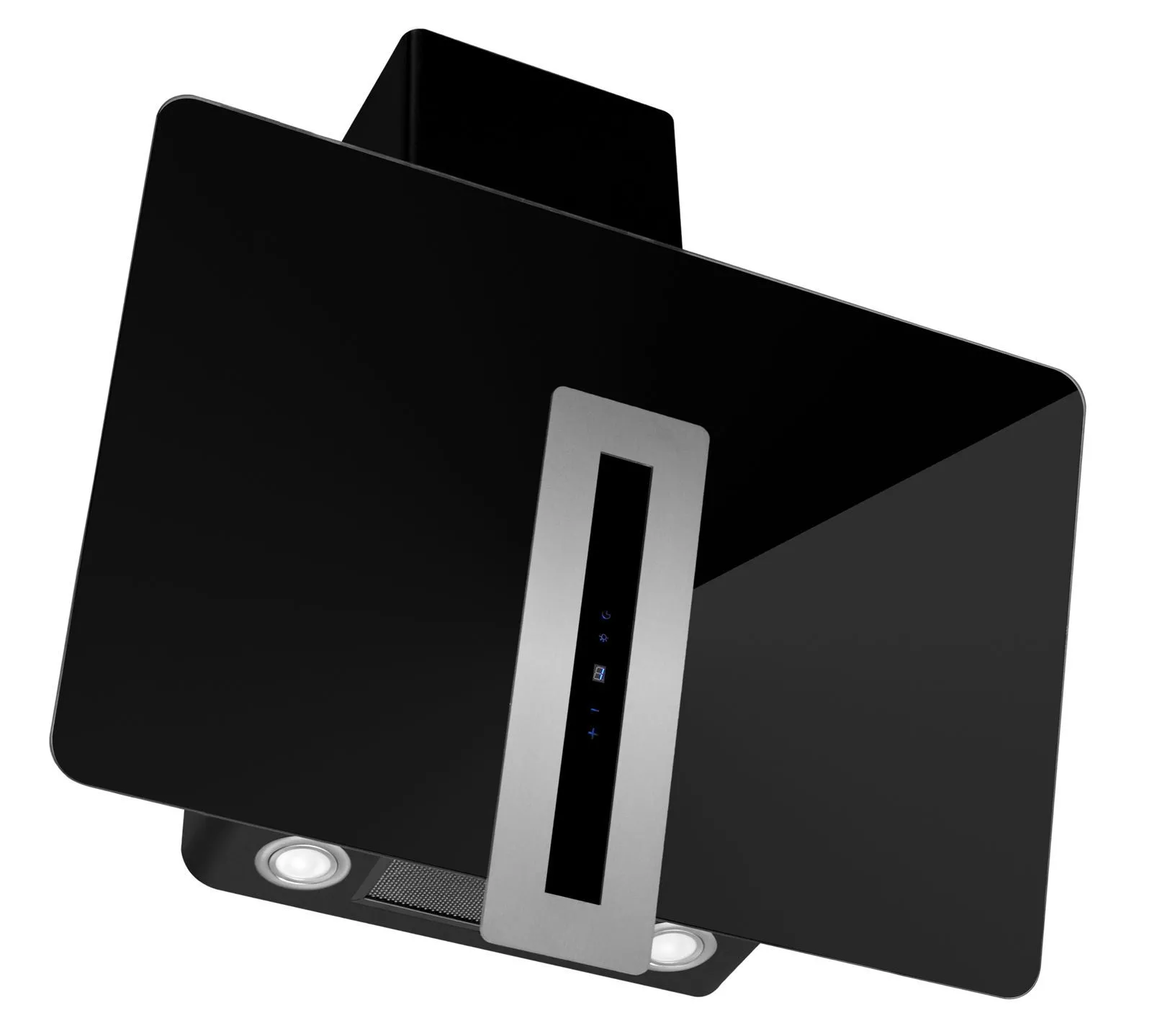 Toflesz AURA OKAP KOMINOWY 90CM CZARNY 850m3/h