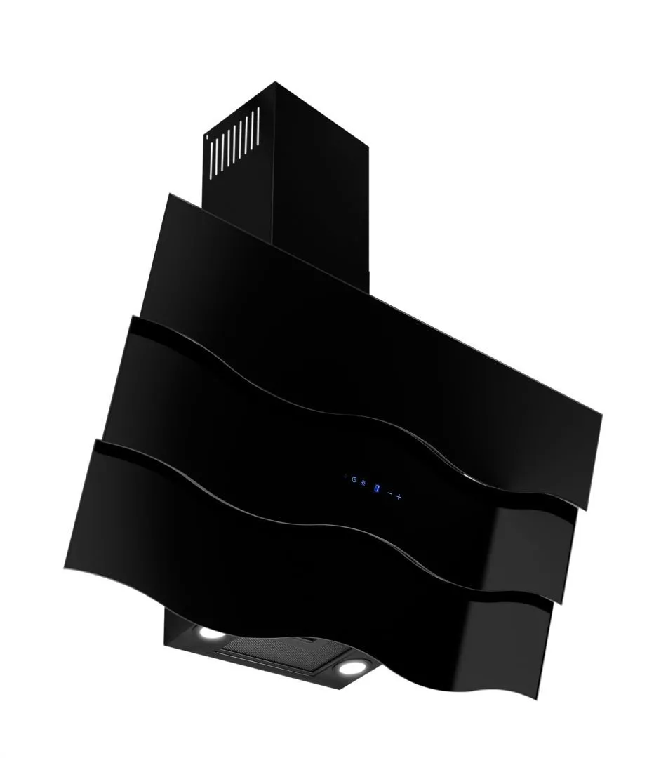 TOFLESZ OK-6 FALA OKAP KOMINOWY 90CM CZARNY 850m3/h