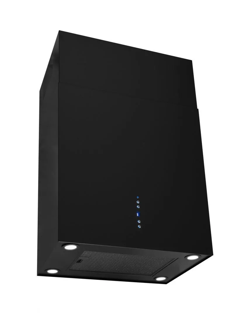 Toflesz Sandy Maxi Okap Naścienny 60cm Czarny mat 850m3/h