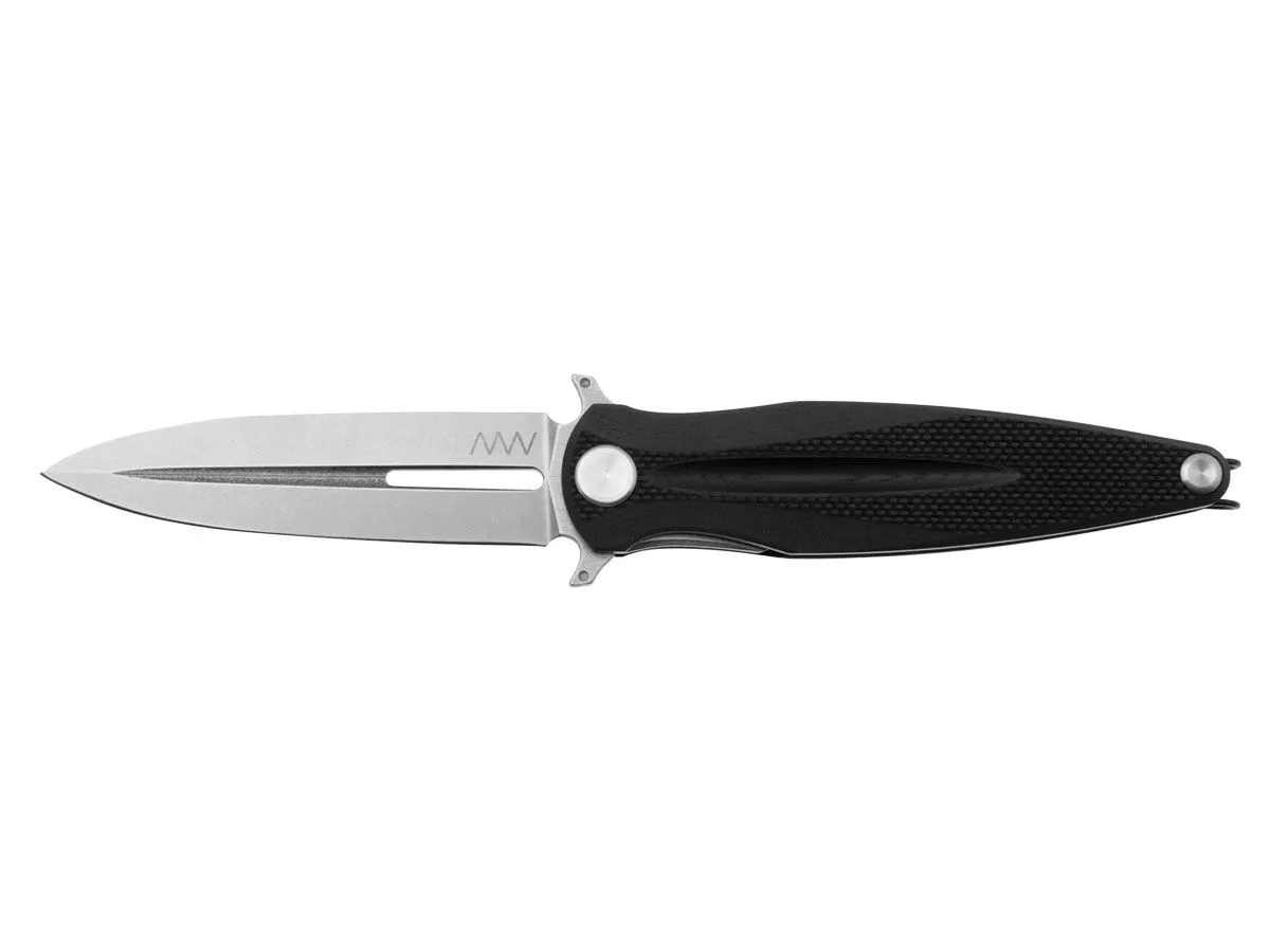 ANV Knives Z400 BB STONEWASH G10 BLACK ANVZ400-011