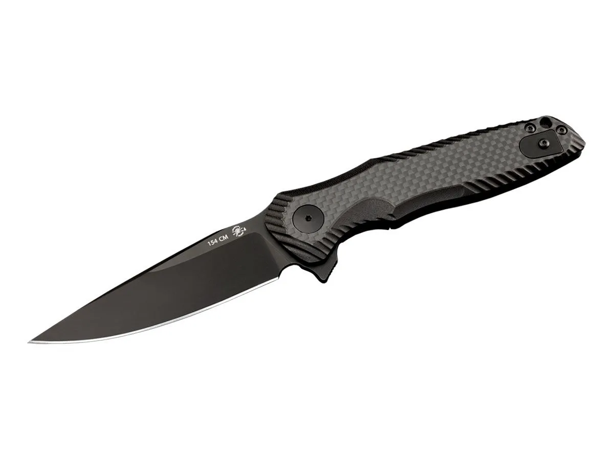Spartan Blades POROS CF/G10 SFBL11CF Black