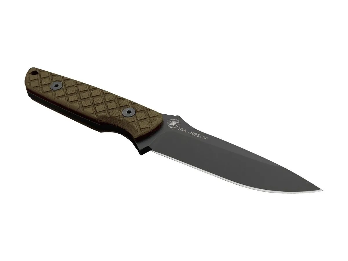 Spartan Blades ALALA SBSL004BKGR Black Blade Green Micarta