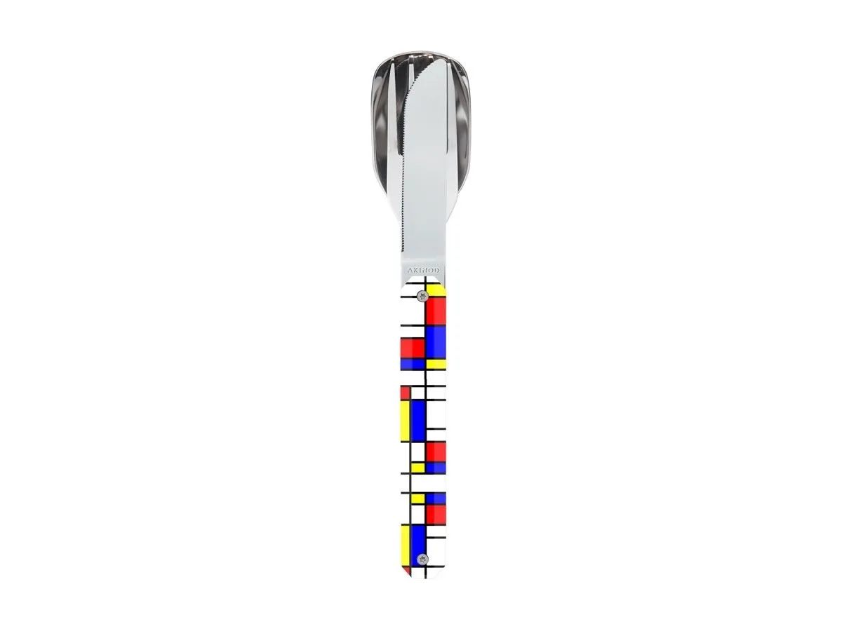 Akinod MAGNETIC STRAIGHT CUTLERY 12H34 MIRROR Abstraction