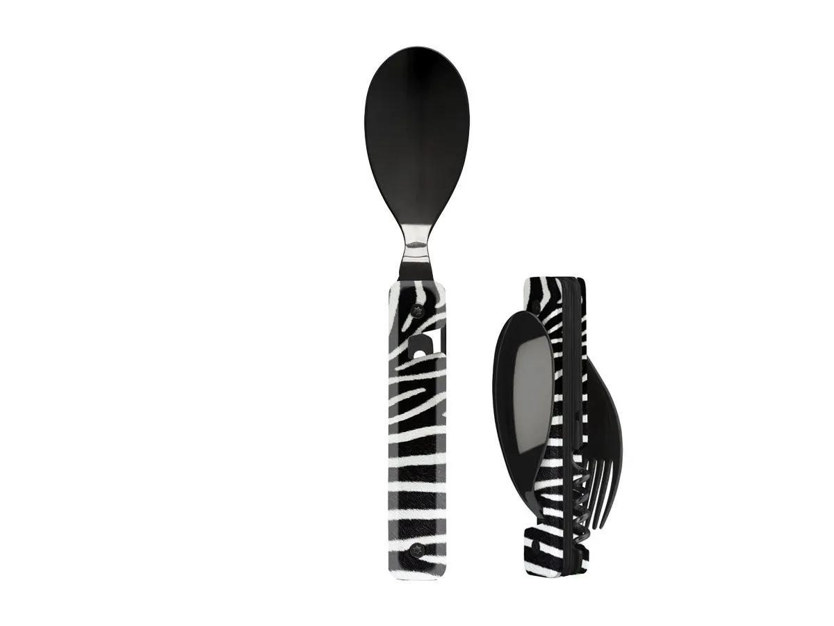 Akinod MULTIFUNCTION CUTLERY 13H25 BLACK MIRROR Zebre