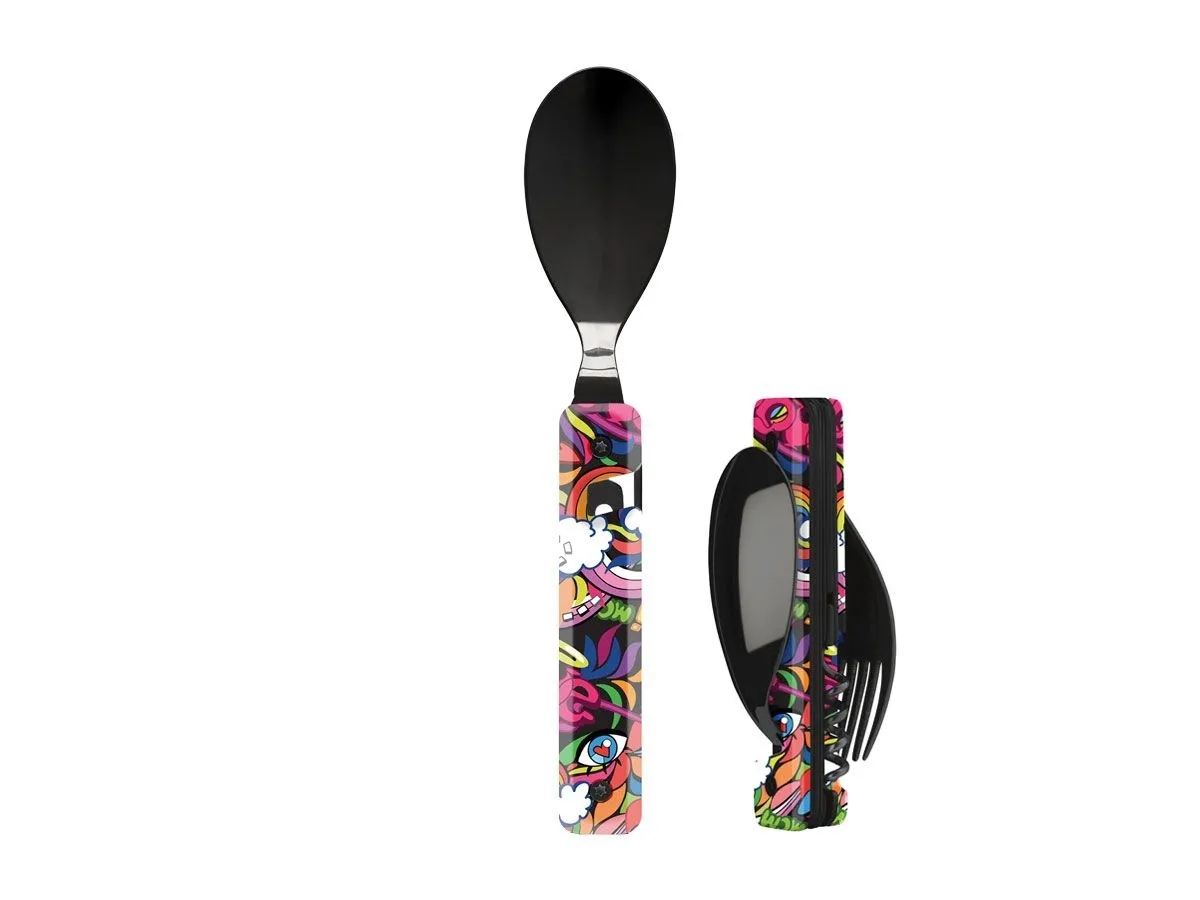Akinod MULTIFUNCTION CUTLERY 13H25 BLACK MIRROR Jimy