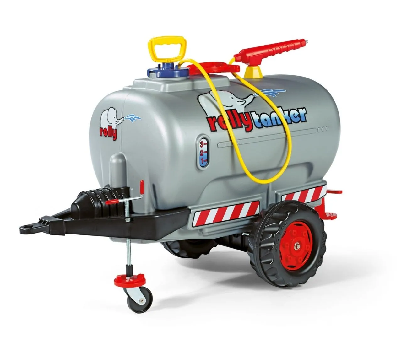 Rolly Toys 122776 Cysterna Rolly Tanker z pompą i sikawką Szara  1-oś