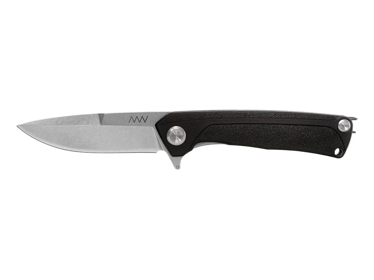 ANV Knives Z100 BB STONEWASH GRN BLACK ANVZ100-051