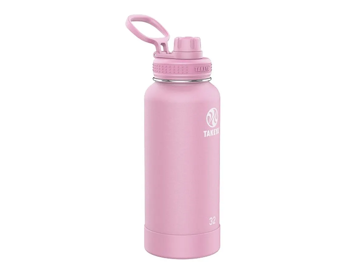 Takeya ACTIVES SPOUT INSULATED BOTTLE 32oz / 950ml Pink Lavender (51852)