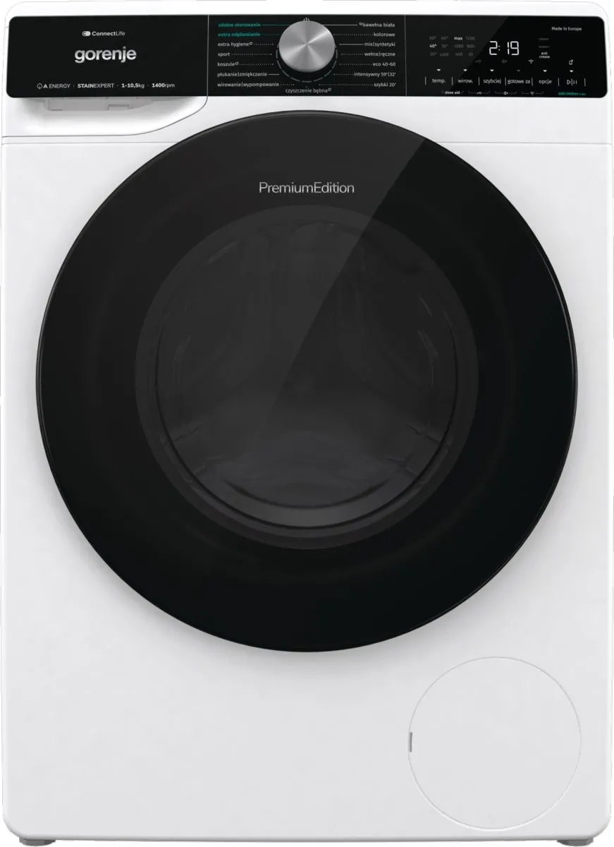 Gorenje WNS14A4TWIFI G800 Wolnostojąca pralka, 10 kg, 1400 obr/min