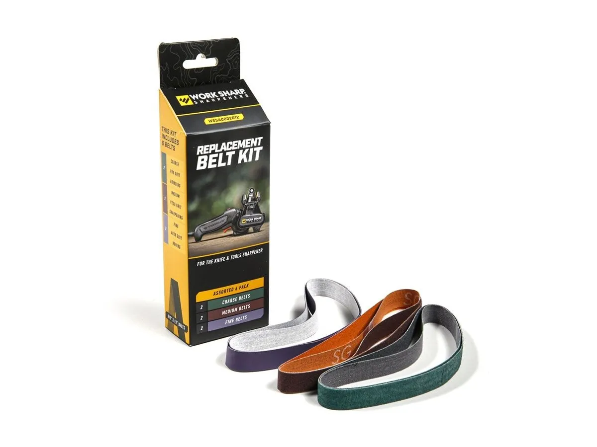 Work Sharp ZESTAW TAŚM WYMIENNYCH 1/2”x12” - PUDEŁKO 6 SZT. WSSA0002012