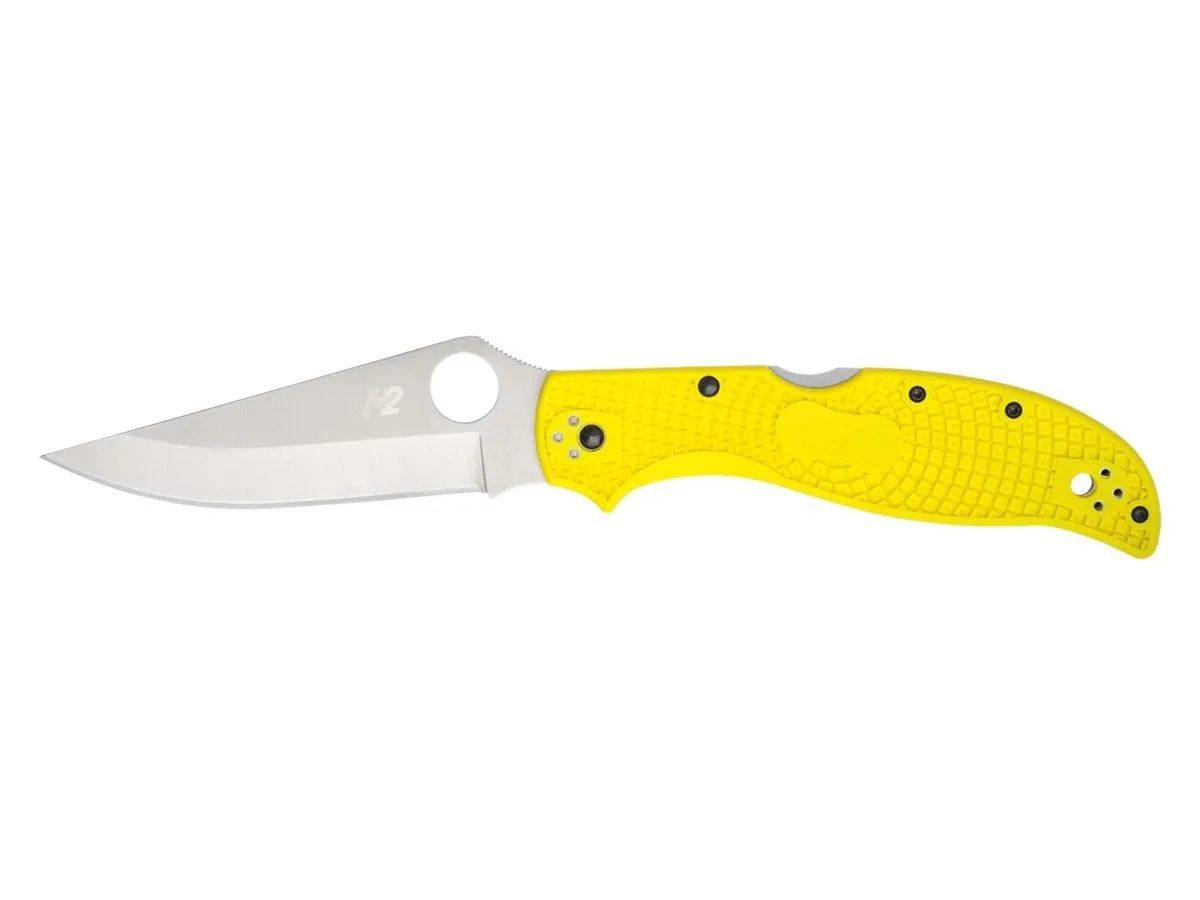Spyderco STRETCH 2 XL SALT YELLOW PLAIN C258PYL