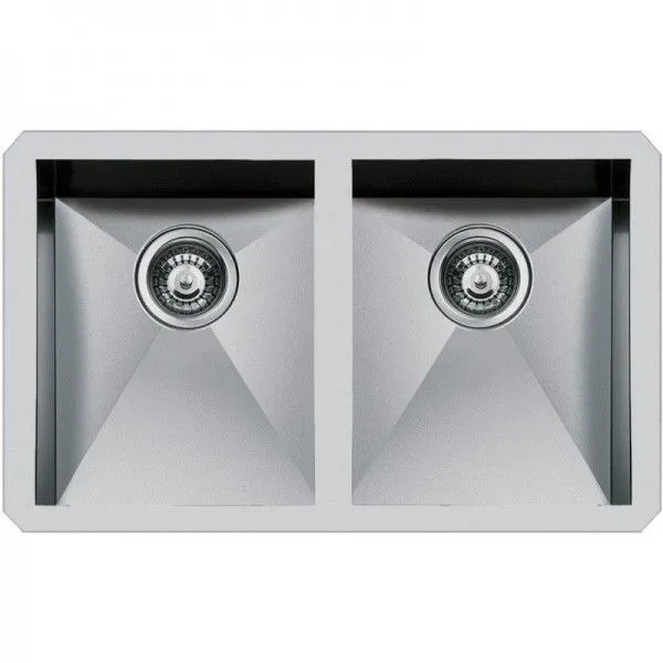 Foster 1221850 zlewozmywak podblatowy z dwiema komorami