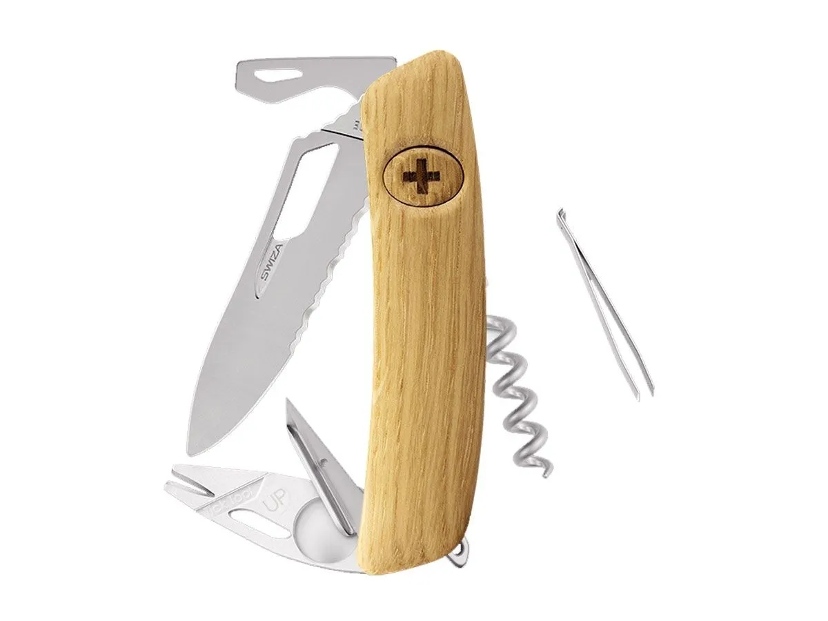 Swiza SH03TR-TT TICK TOOL AM WAVY EDGE Wood Oak (KST.0076.6330)