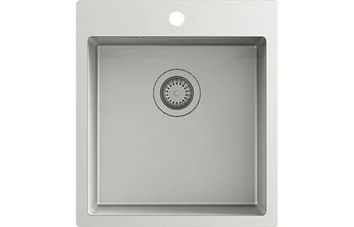 TERRA100X (nano) zlewozmywak stalowy srebrny PVD , powłoka Nano