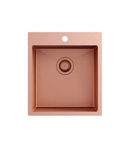 TERRA100X-C (nano) Zlewozmywak stalowy miedziany PVD , Powłoka Nano