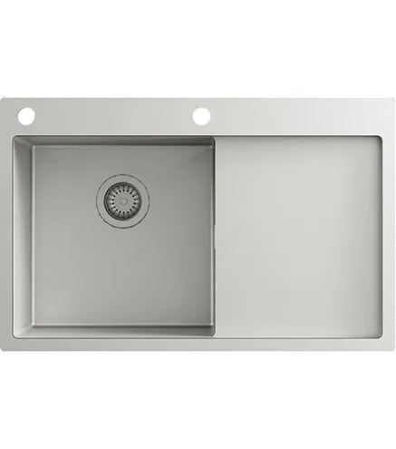 TERRA101N-L (nano) zlewozmywak stalowy srebrny PVD , powłoka Nano