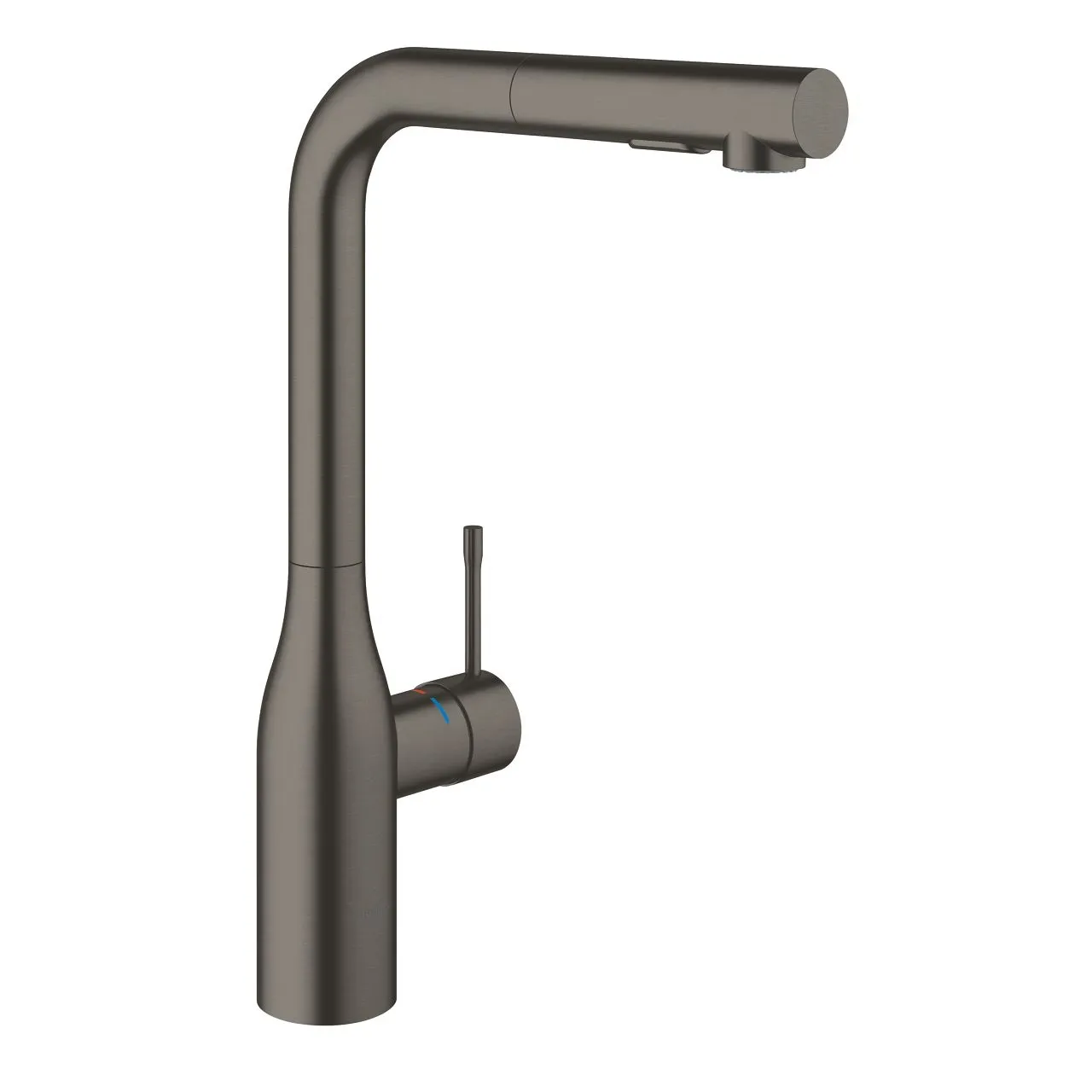 GROHE BATERIA ESSENCE ZLEWOZMYWAKOWA Z WYC WYLEWKĄ - BRUSHED HARD GRAFITE. 30270AL0