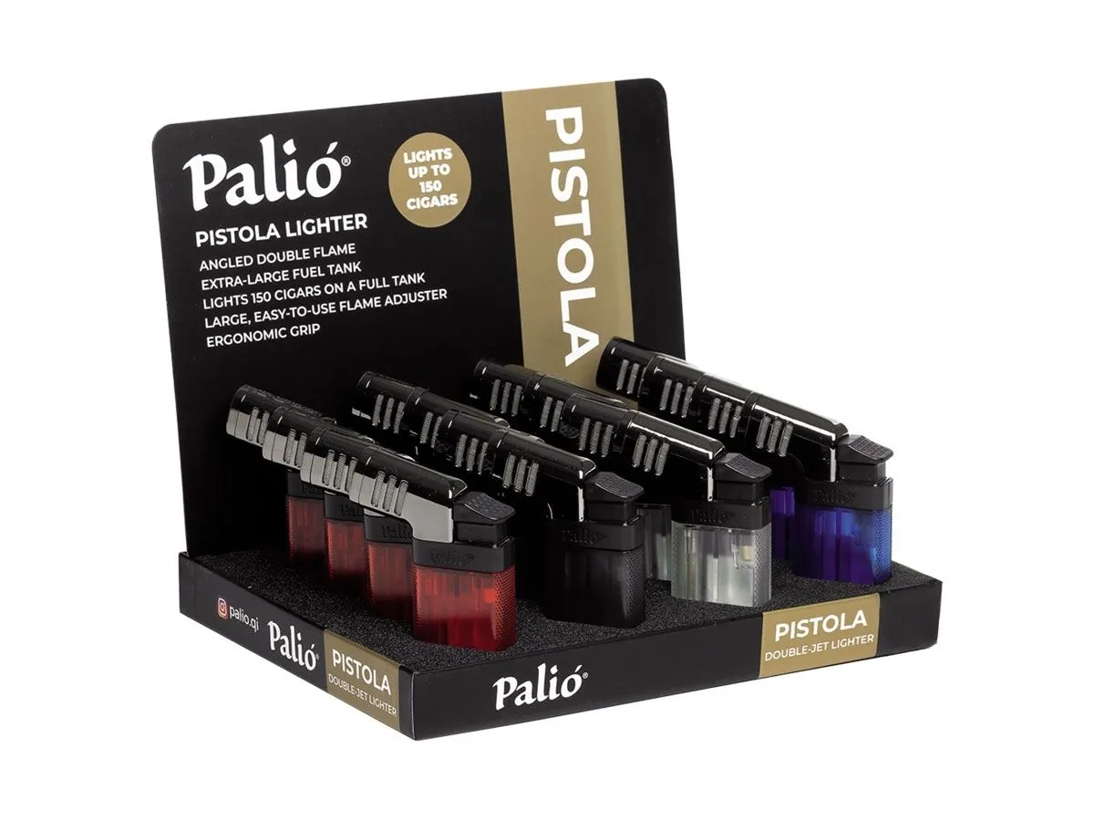 Paliò ACCENDISIGARI PISTOLA ANGLED DOUBLE DISPLAY 16PZ