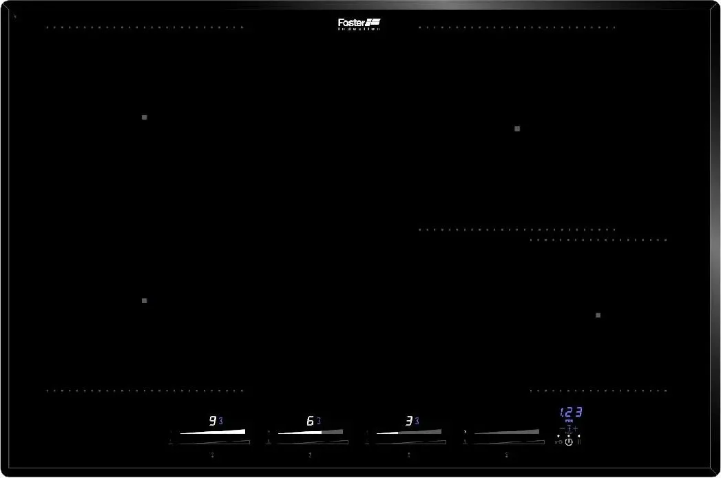 Foster 7382646 Ke Płyta indukcyjna 77 cm Bridge, Slider