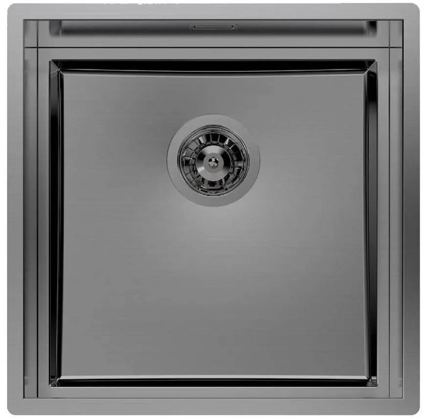 Foster 1254856 Quadra Evo Gun metal komora podwieszana 47x47 + czarny ruszt