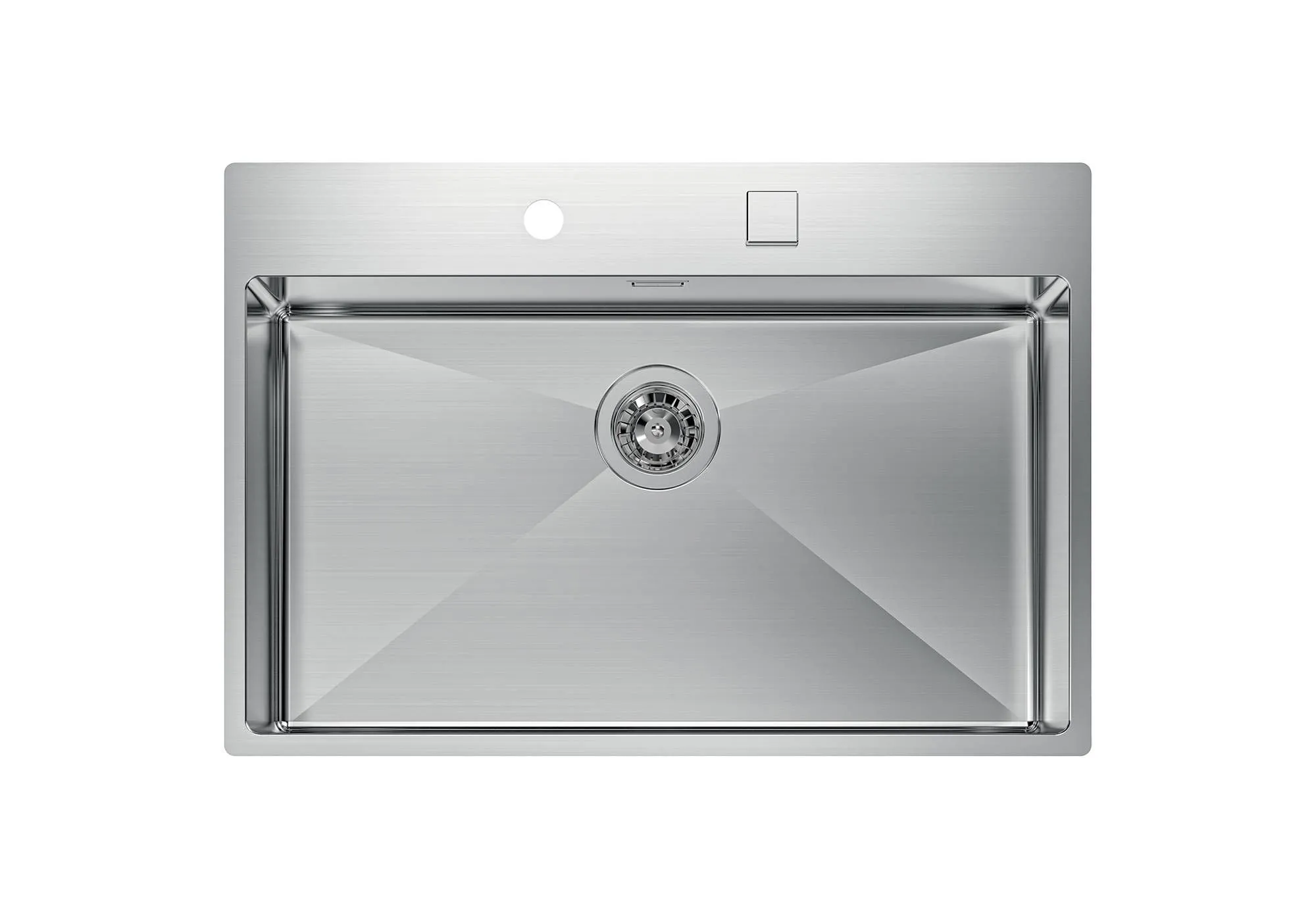 Foster 1737050 QUADRA R12 Komora 74x52 FM na równi z blatem Stal + Ruszt