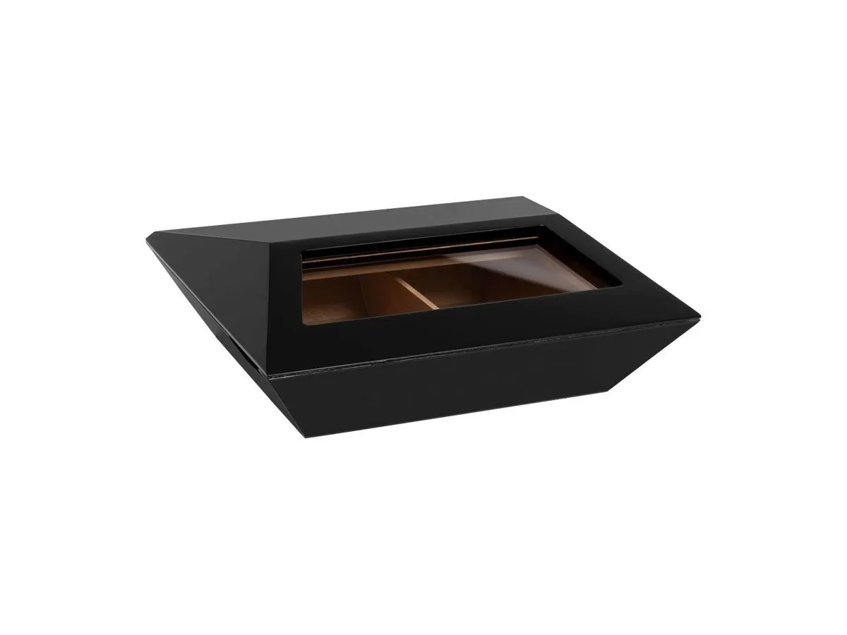 Humidor Supreme UMIDIFICATORE ARIA GLASSTOP BLACK Medium HS-720BLK