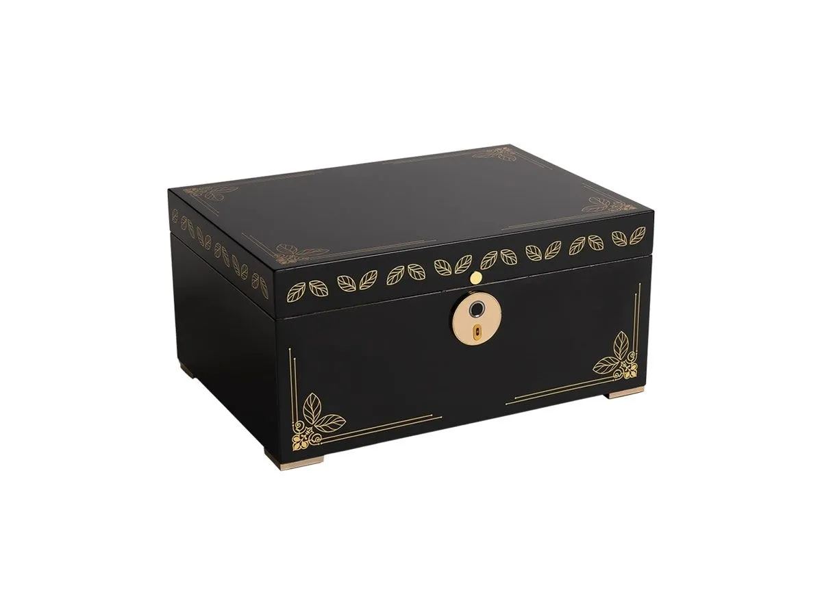 Humidor Supreme UMIDIFICATORE ORO BIOMETRIC BLACK Large HS-750BLK