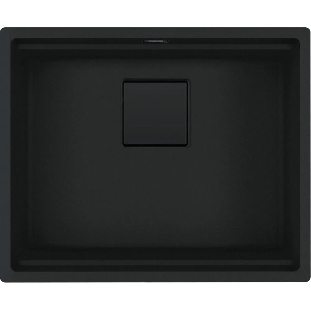 FRANKE Kanon KNG 110-52 Czarny mat/czarny odpływ 125.0721.150