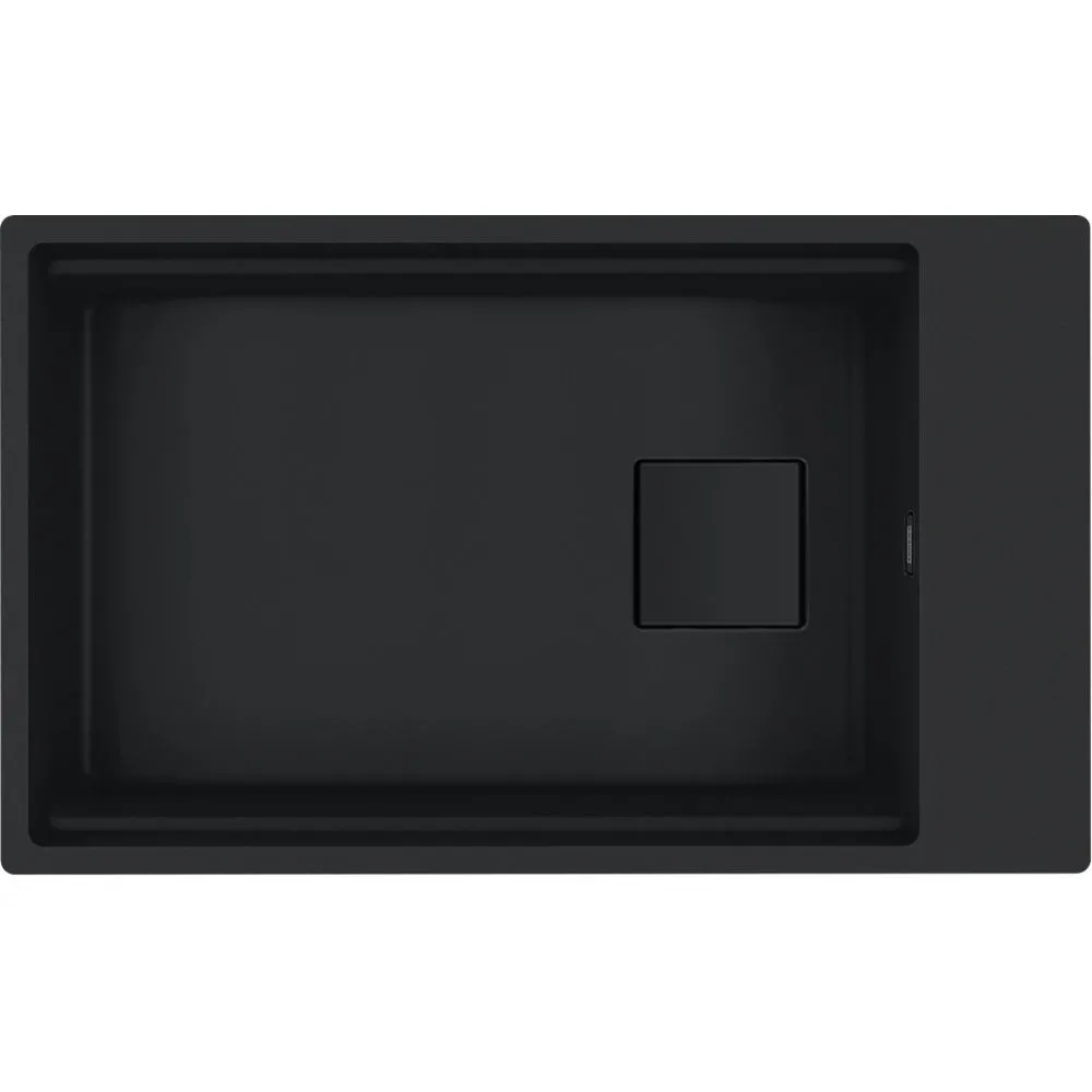 FRANKE Kanon KNG 110-62 Czarny mat/czarny odpływ 125.0721.161