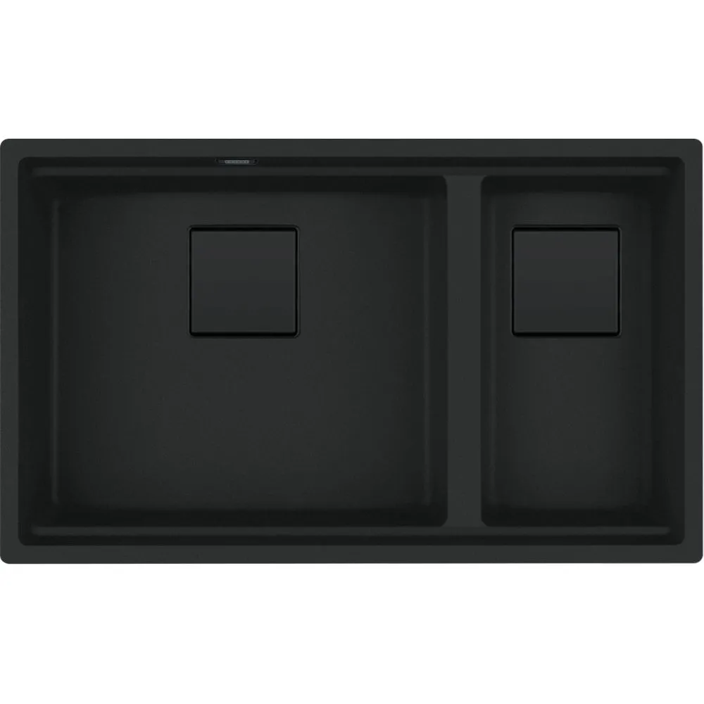 FRANKE Kanon KNG 160-46-21 Czarny mat/czarny odpływ 125.0721.162