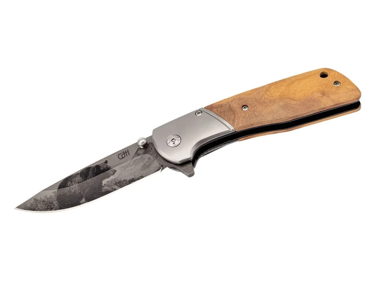 CJH Herbertz FOLDING OLIVE WOOD 44161