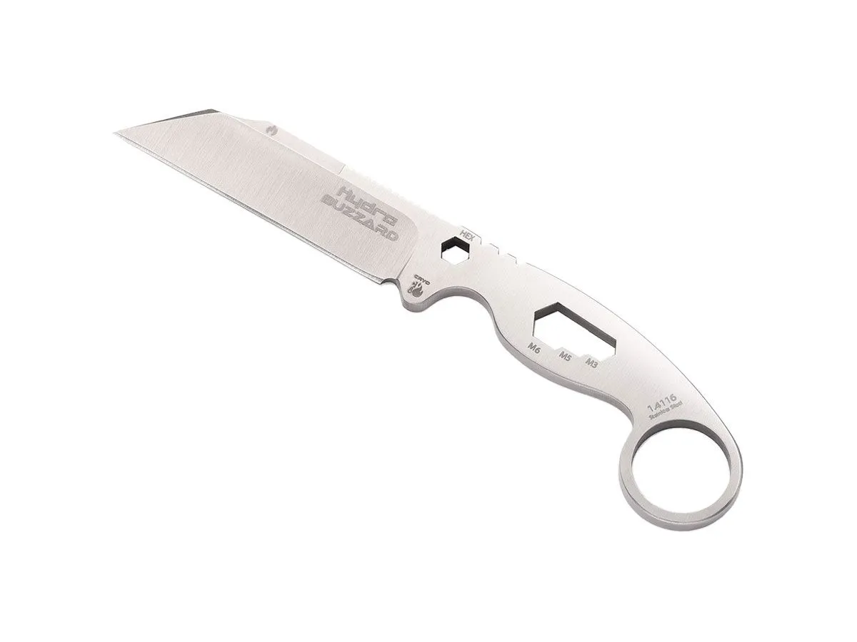 Hydra Knives BUZZARD WHITE HAWK HK-01-SBR Brown Sheath