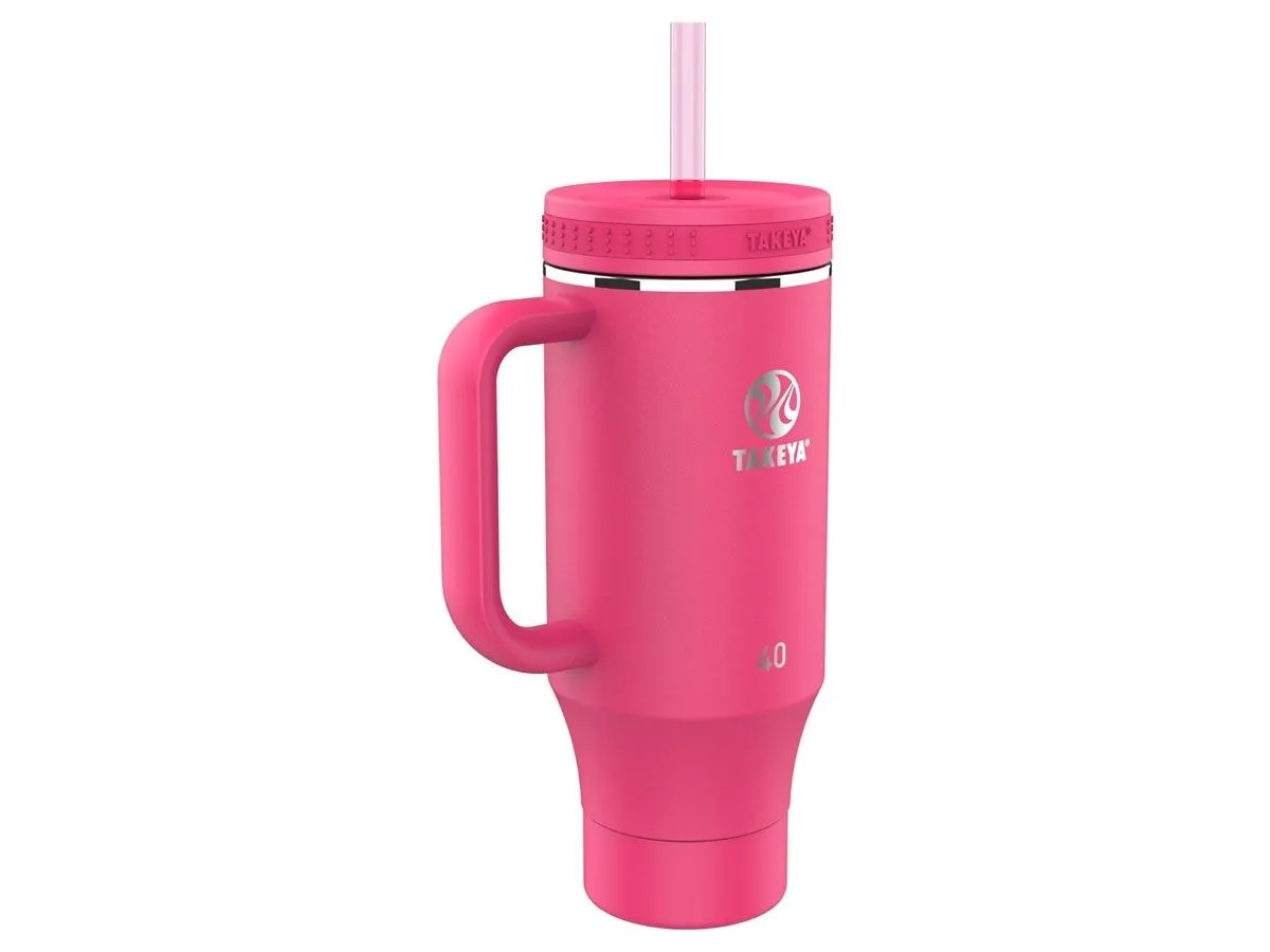 Takeya STANDARD STRAW TUMBLER 40oz / 1210ml Dragon Fruit (52484)