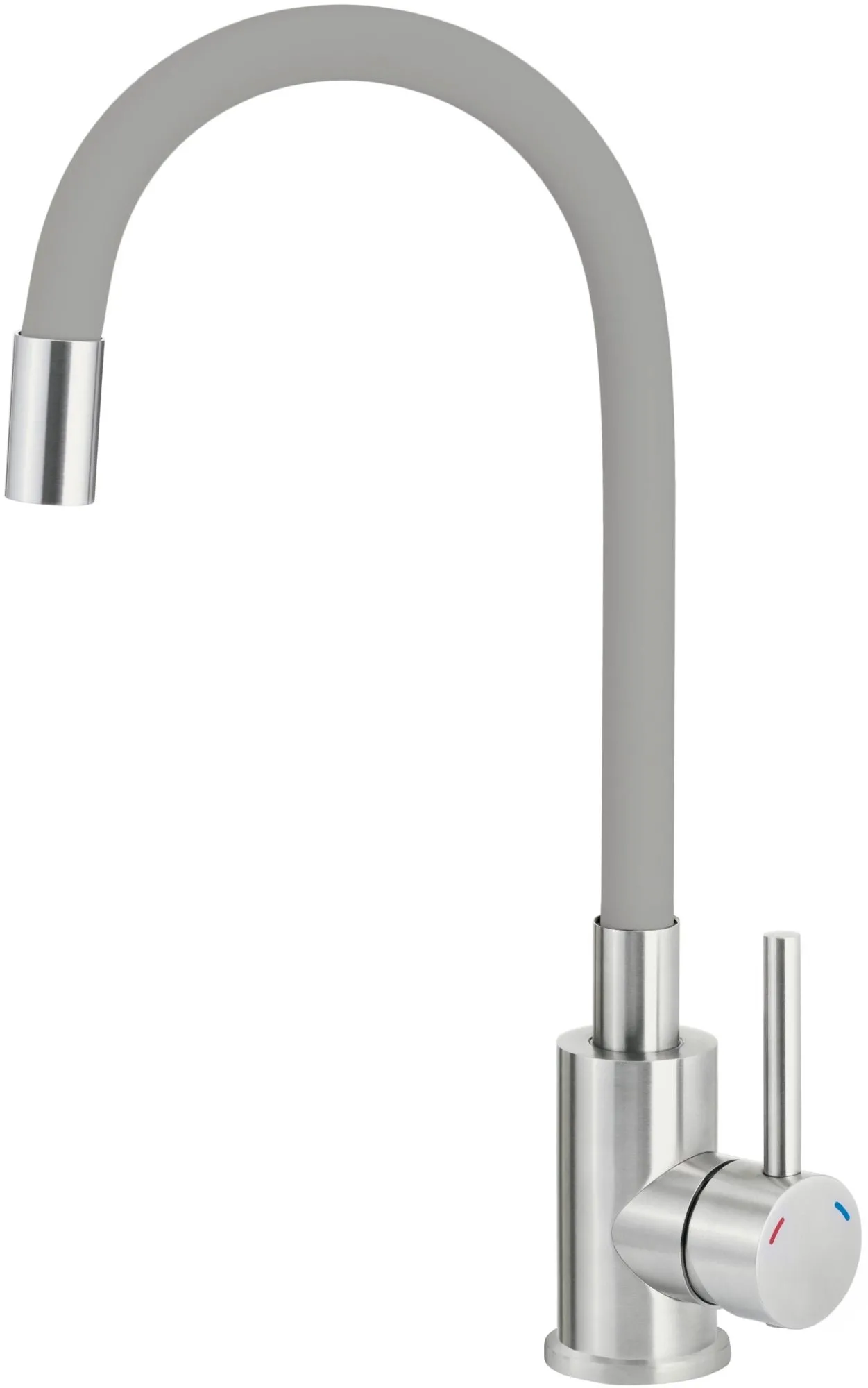 Deante Bateria kuchenna LUNO z giętą wylewką BOC_S720