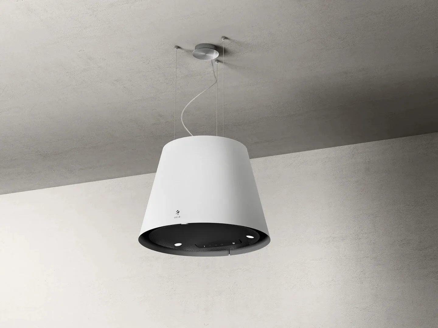 ELICA Okap wyspowy EASY UX WH/F/50 do montażu na ścianie lub na linkach