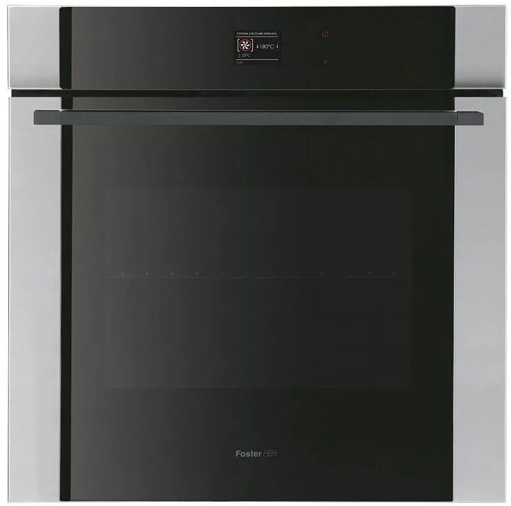Foster 7131057 S4001 piekarnik 60 cm - stal nierdzewna satynowana/czarne szkło