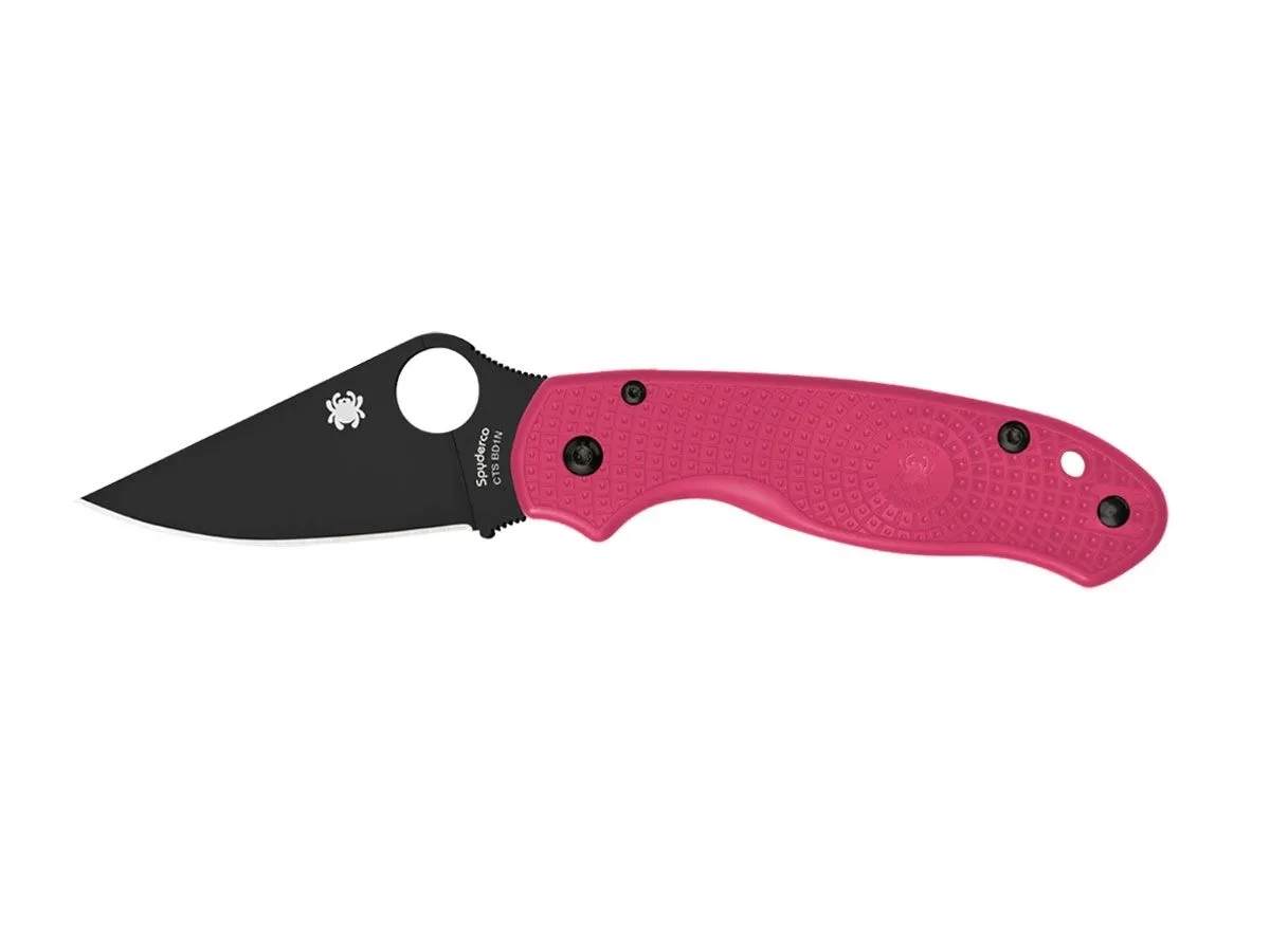 Spyderco PARA 3 FRN PINK BLACK BLADE PLAIN C223PPNBK