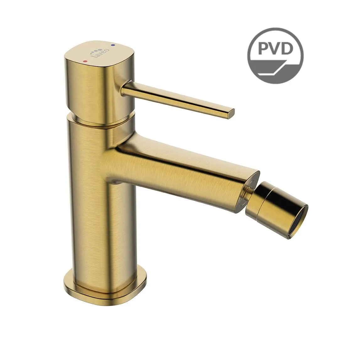 LAVEO Pola - bateria bidetowa stojąca z korkiem