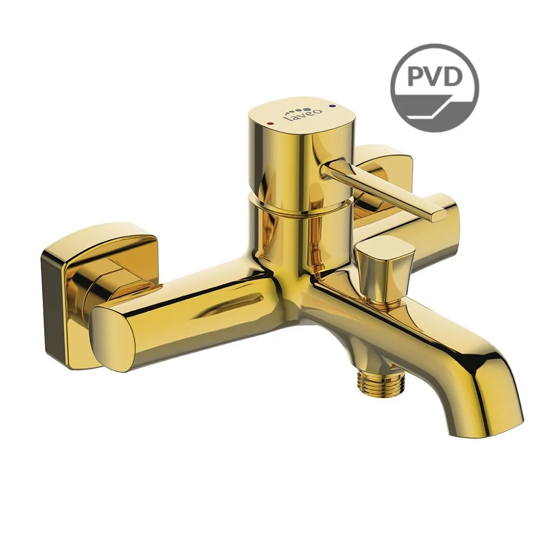 LAVEO Pola - bateria wannowa ścienna bez zestawu natryskowego